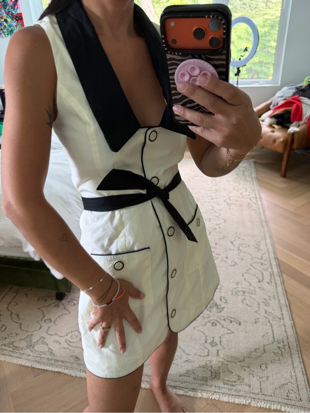 Adrienna Dress in Tuxedo
Fait Par Foutch